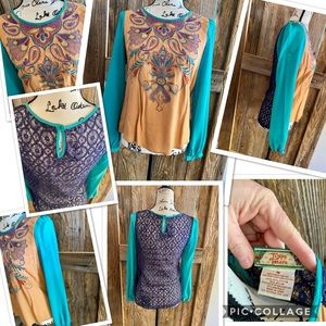 EUC BOHO BLOUSE